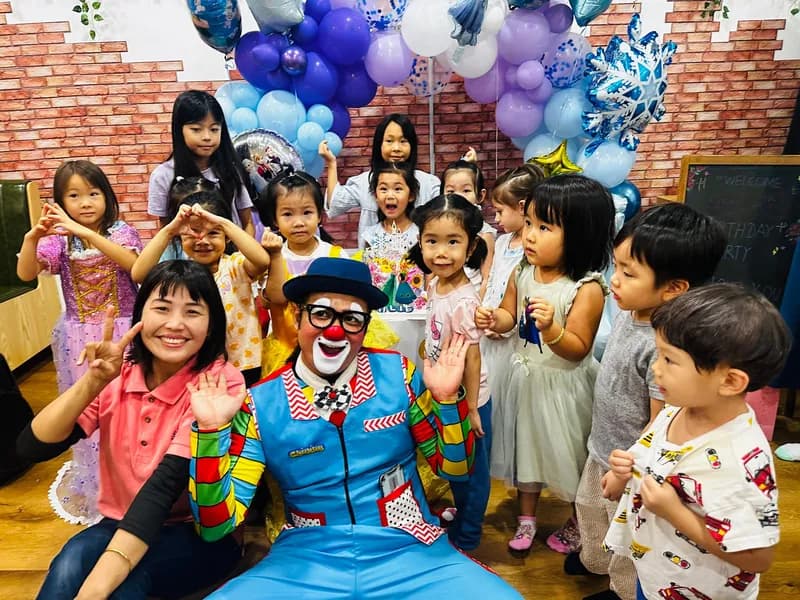 Group of kids celebrating a birthday party at Play Kingdoms in Hartamas KL